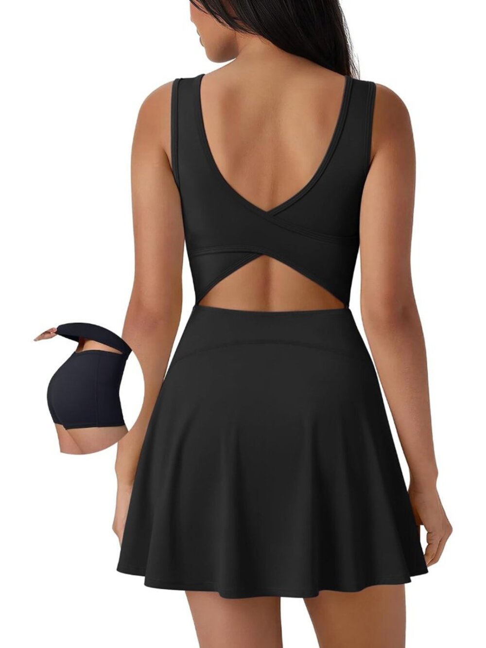 Athletic Tennis Dress with Built-in Shorts | Easy Peasy Activewear Dress
